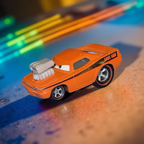 Disney Pixar Cars Movie Supercharged Snot Rod Toy Diecast Car A17 - Picture 1 of 7